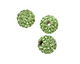 Peridot Pave Round 8mm