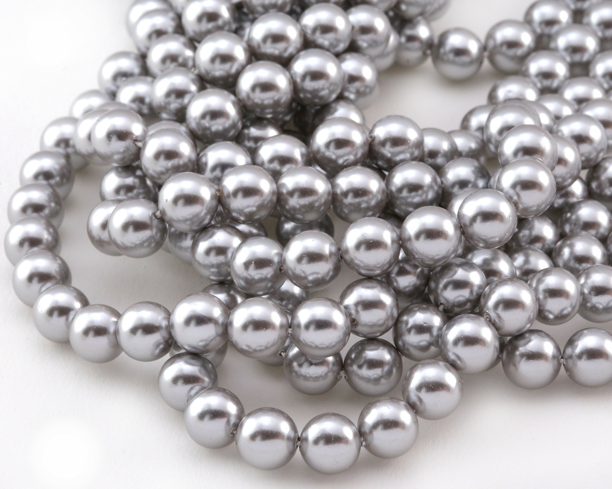 Platinum Shell Pearl Round 8mm