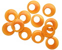 Tagua Nut Gold Gypsy Hoop 25mm
