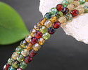Czech Glass Berry Harvest Multi Color Mix Picasso Fire Polished Round 5mm