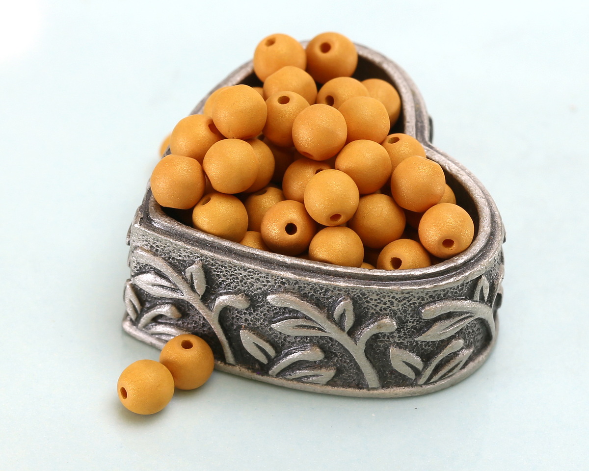 Czech Glass ColorTrends: Gilded Dusk Round 4mm