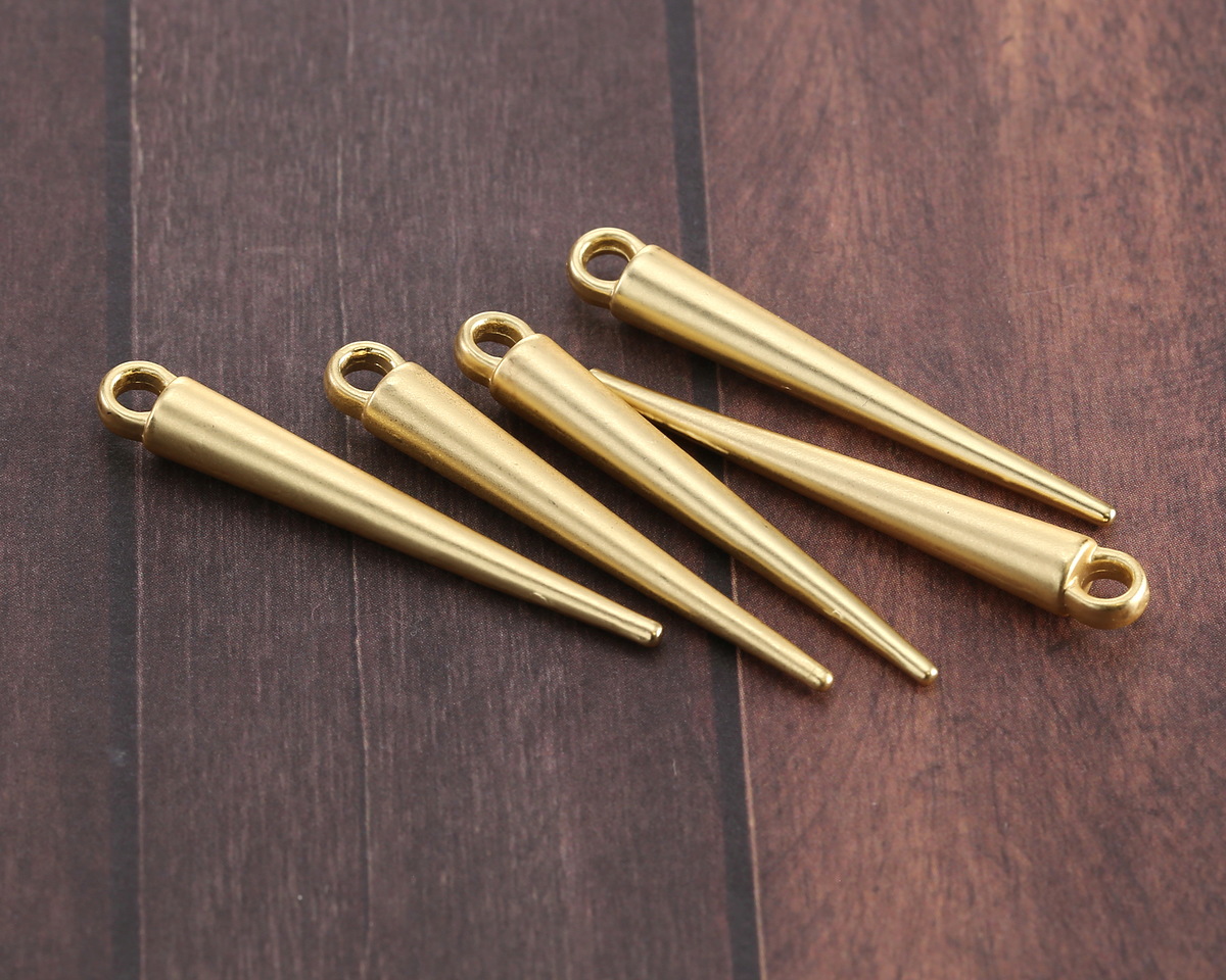 Satin Hamilton Gold (plated) Medium Spike 4x33mm