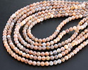 Gray Multi Moonstone Round 4mm
