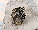 TierraCast Antique Brass (plated) Blossom Link 13x20mm