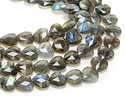 Labradorite Microfaceted Heart 13-14mm