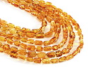 Dendritic Red Amber (A) Irregular Rectangle 5-7x7-11mm