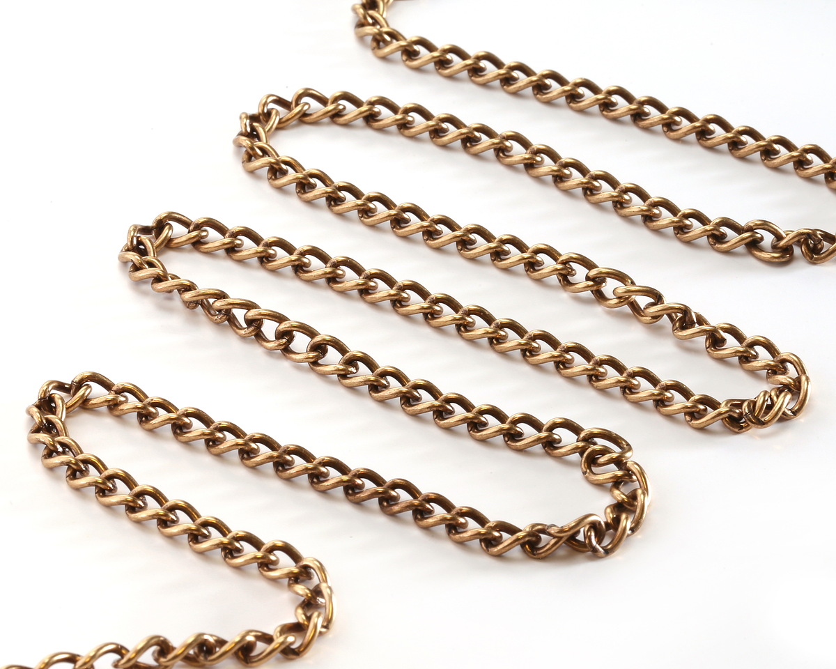 Antique Brass Medium Curb Chain