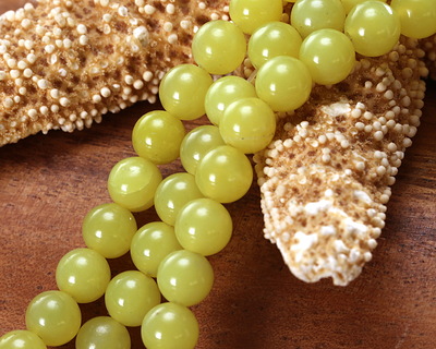 Olive Jade Round 8mm