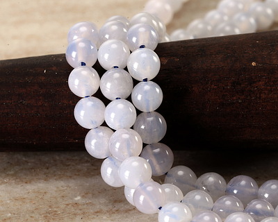 Blue Rose Quartz Round 6mm
