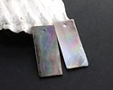 Black Lip Shell Thin Rectangle Focal 9.5-10x25-26mm
