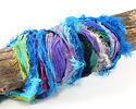 Capri 100% Silk Sari Windswept Ribbon