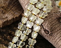 Lemon Quartz Microfaceted Butterfly 8x10mm