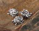 TierraCast Antique Silver (plated) Ladybug 10x8mm
