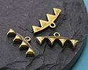 Cymbal Vani IV Antique Brass (plated) Ending for GemDuo 8x21mm