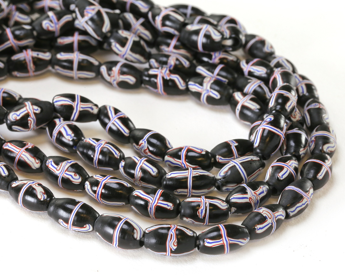 Indonesian Jet French Cross Rice 12-13x7mm
