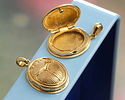 Nina Designs Bronze Scarab Locket 17x28mm
