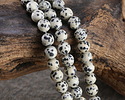 Dalmatian Jasper Round 8mm