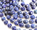Lapis Step Cut Round 9-10mm