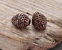 Mykonos Antique Copper (plated) Mountains & Rivers Bead 16x13mm