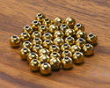 Waterproof 18K Gold PVD Plated Stainless Steel Round 5mm, 1.5mm hole