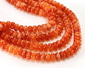 Orange Agate Rondelle 5x8mm