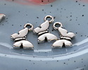 Antique Silver (plated) Mini Butterfly Focal 11x13.5mm