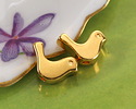 24K Gold (plated) Little Bird Bead 8.5x12mm