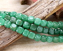 Green Aventurine Round Edge Cube 6-7mm