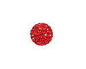 Siam Ruby Pave Round 12mm