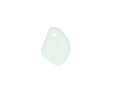 Seafoam Beach-Style Glass Small Freeform Drop 6-12x11-15mm