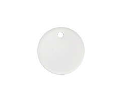 Crystal Beach-Style Glass Concave Coin 18mm