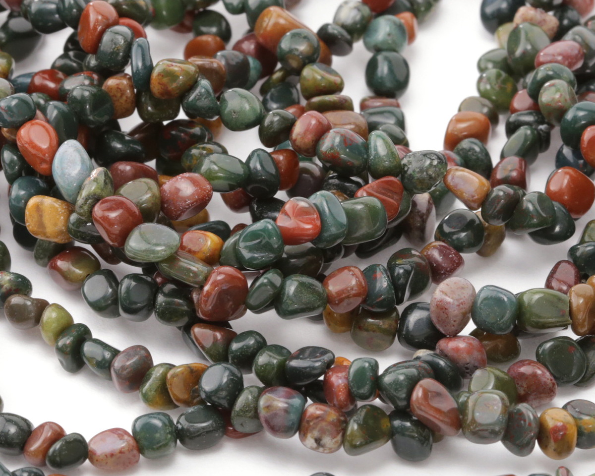 Bloodstone Mini Tumbled Nugget 4-6mm