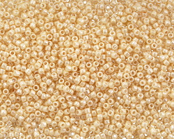 TOHO Opaque Lustered Light Beige Round 15/0 Seed Bead