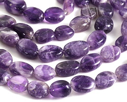 Dogtooth Amethyst Pebble 11-14x8-10mm