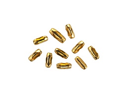 Gold (plated) Stainless Steel Ball Chain Clasp 1.5mm