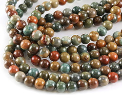 Alashan Mongolian Agate Round 6-7mm