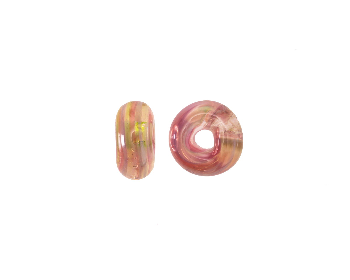 Unicorne Beads Glass Pastel Paradise Donut 4-6x9-11mm