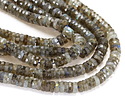 Labradorite Microfaceted Heishi 2x6mm