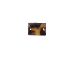 Zola Elements Light Tortoise Shell Acetate Rectangle Link 14x10mm
