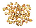 Czech Glass Jonquil Picasso Fire Polished Round 4mm