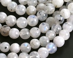 Rainbow Moonstone Round 6.5-7mm