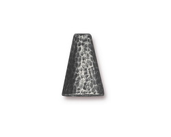 TierraCast Antique Pewter (plated) Hammertone Cone 10.5x15mm