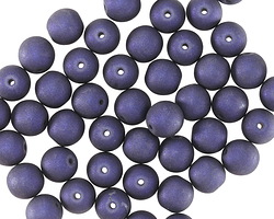 Czech Glass ColorTrends: Moonlight Blue Round 6mm