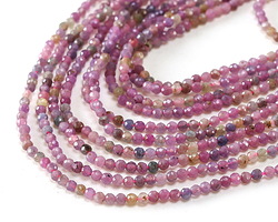 Ruby Sapphire (A) Microfaceted Round 2mm