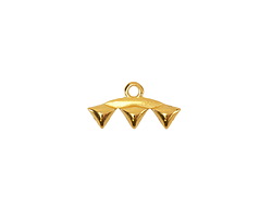 Cymbal Vani III 24K Gold (plated) Ending for GemDuo 8x16mm
