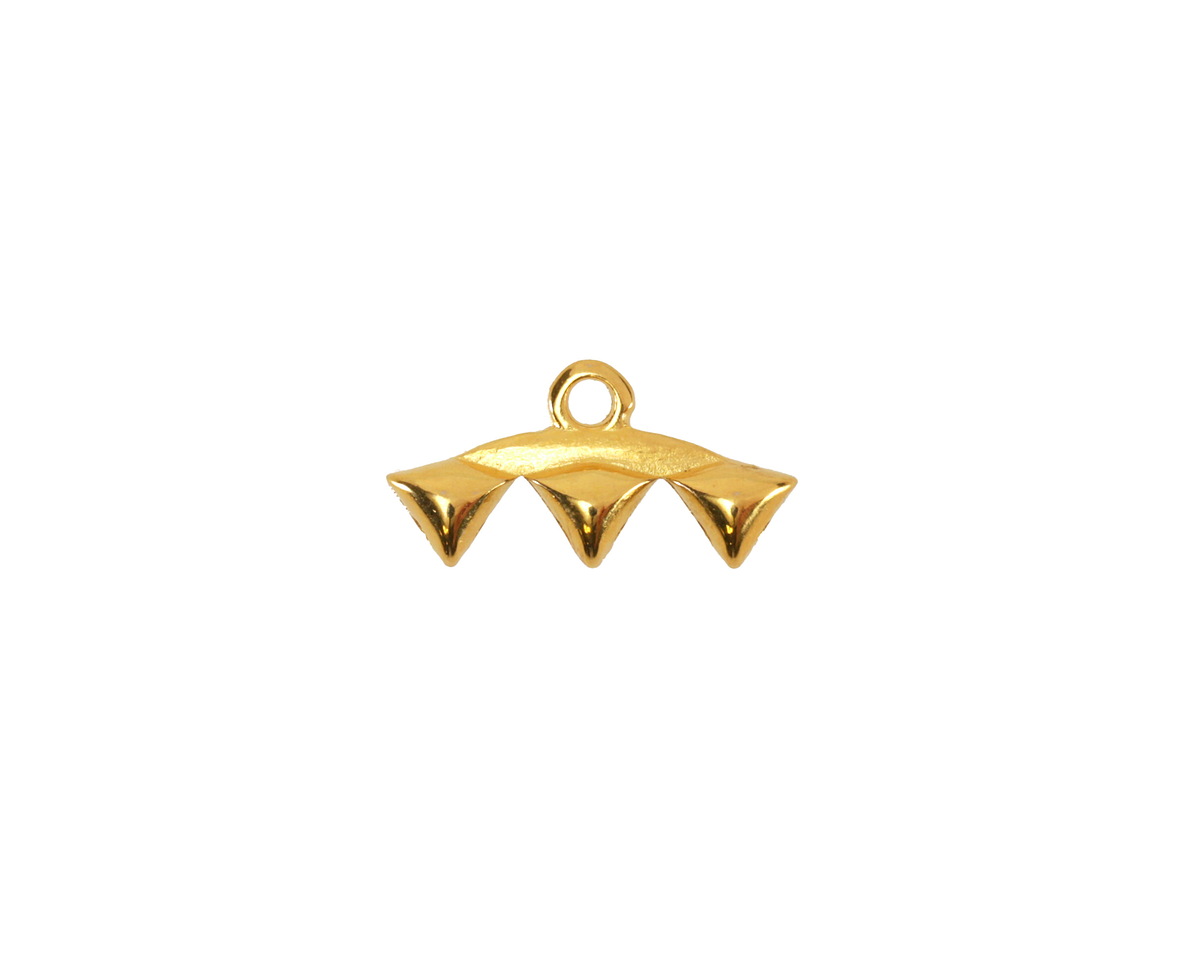 Cymbal Vani III 24K Gold (plated) Ending for GemDuo 8x16mm