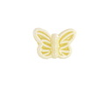 Lemon Yellow Porcelain Butterfly 12x18mm