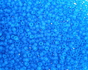 TOHO Transparent Frosted Medium Aquamarine Round 11/0 Seed Bead