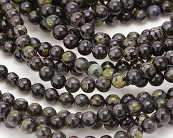 Flower Obsidian Round 6mm