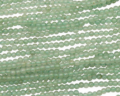 Green Aventurine Round 2mm